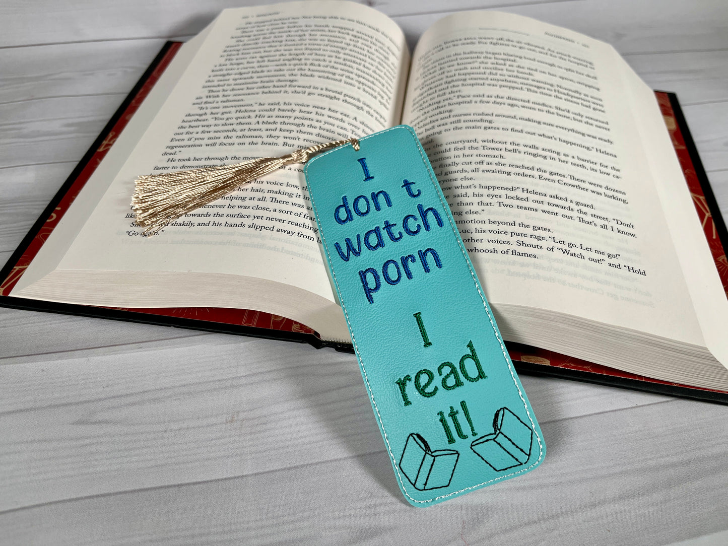 *Mature* Don't Watch P*rn bookmark