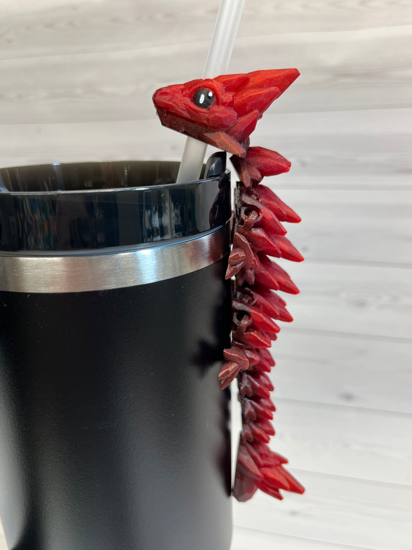 Dragon Straw Buddy - Shadow Red gradient