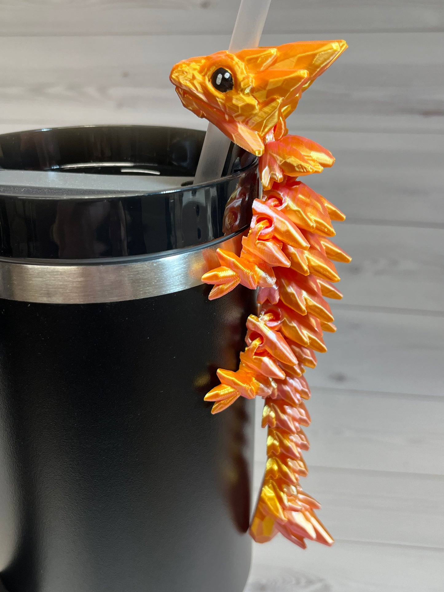 Dragon Straw Buddy- Dual Pink Gold