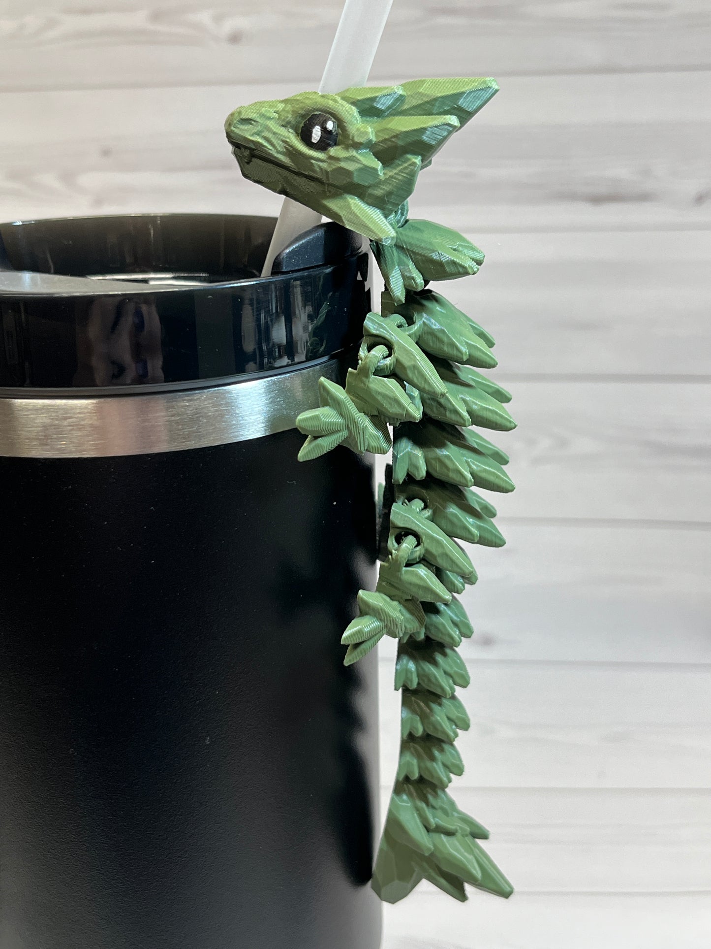 Dragon Straw Buddy- Olive Green