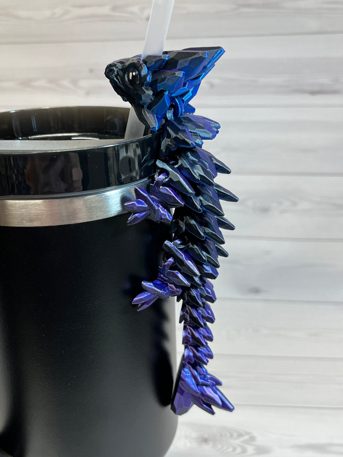 Dragon Straw Buddy - Trio Black/Blue/Purple