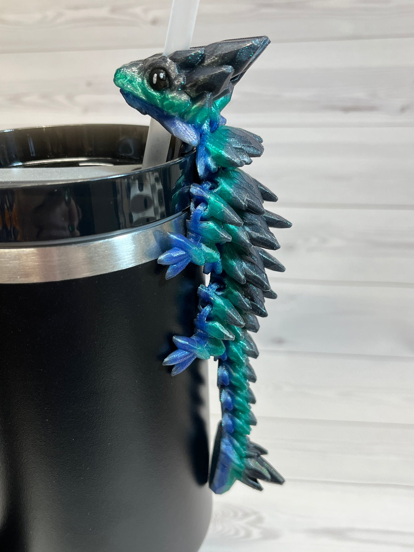 Dragon Straw Buddy- Voodoo purple/blue
