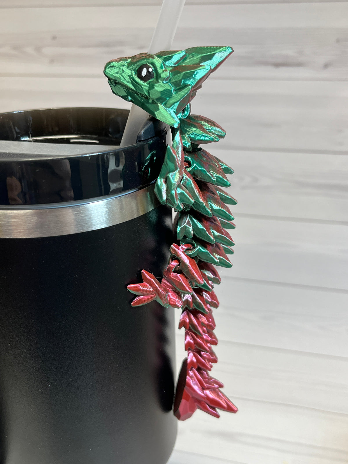 Dragon Straw Buddy- Dual Red/Green