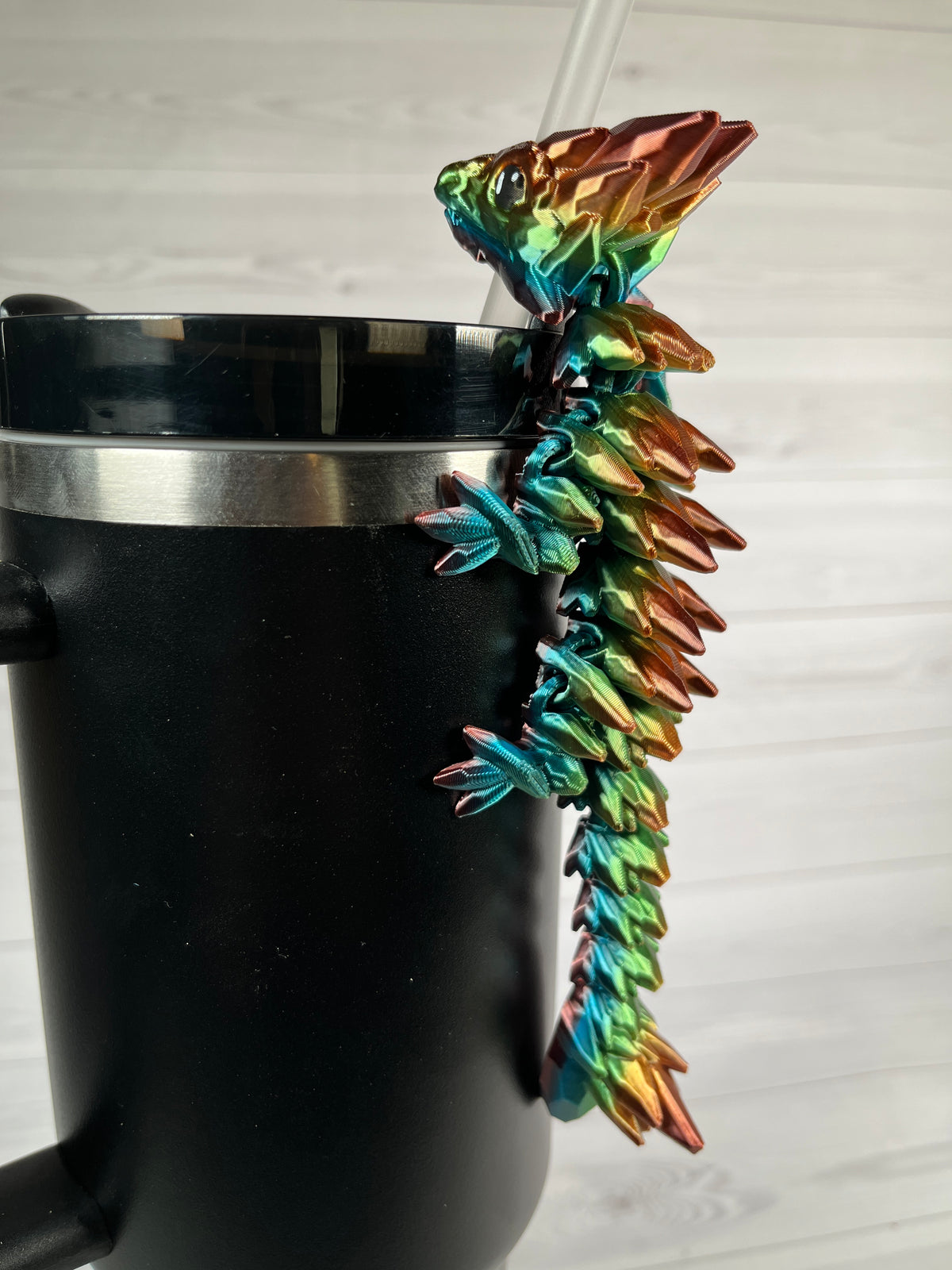 Dragon Straw Buddy- Bronze Rainbow