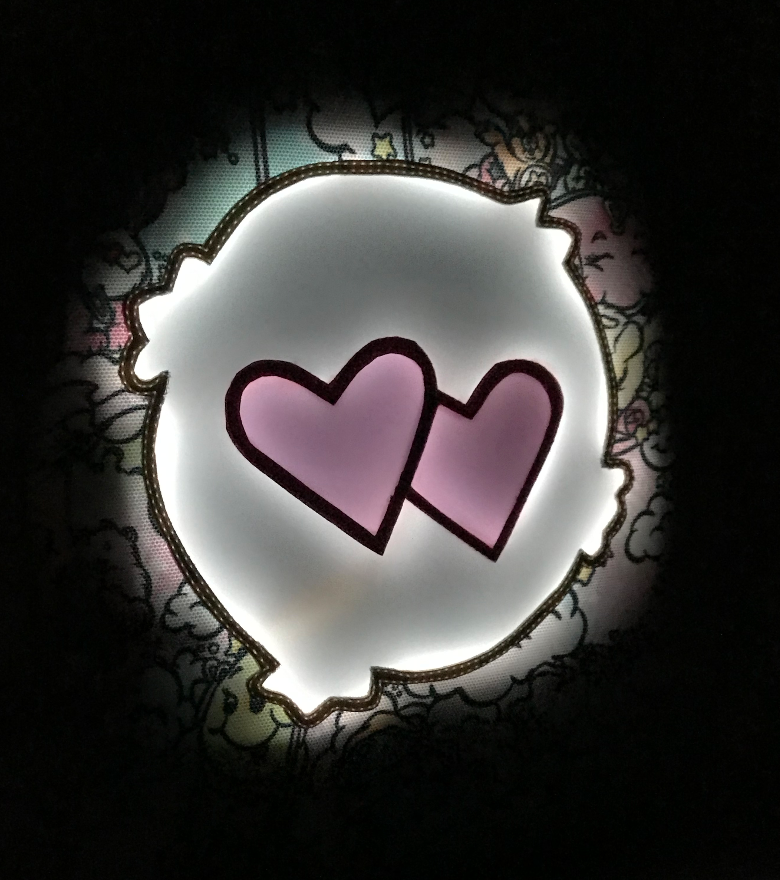 DIGITAL DESIGN- C.Bear Belly Light Up/window 6x10