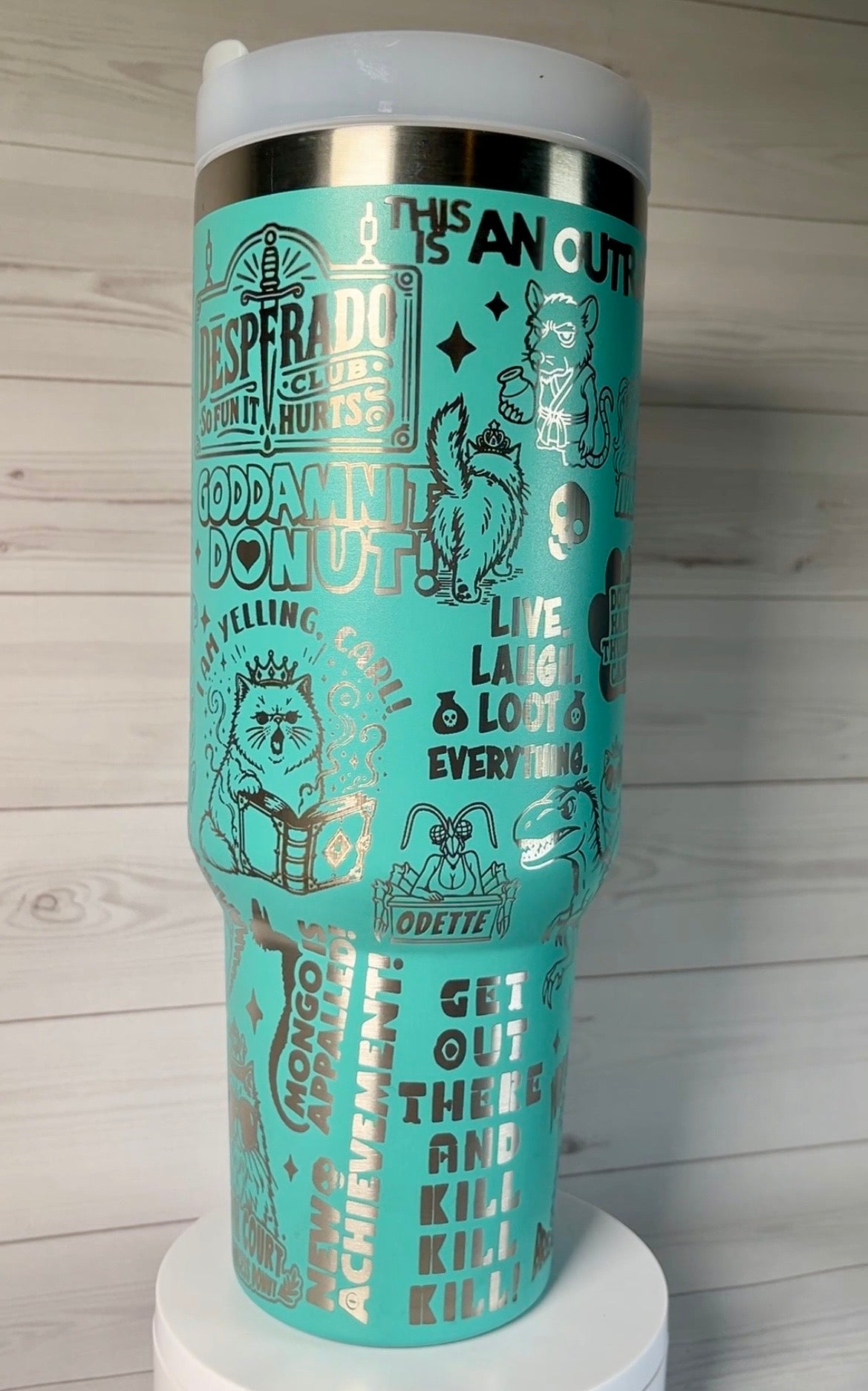 Dungeon Carl (DCC) 40oz tumbler
