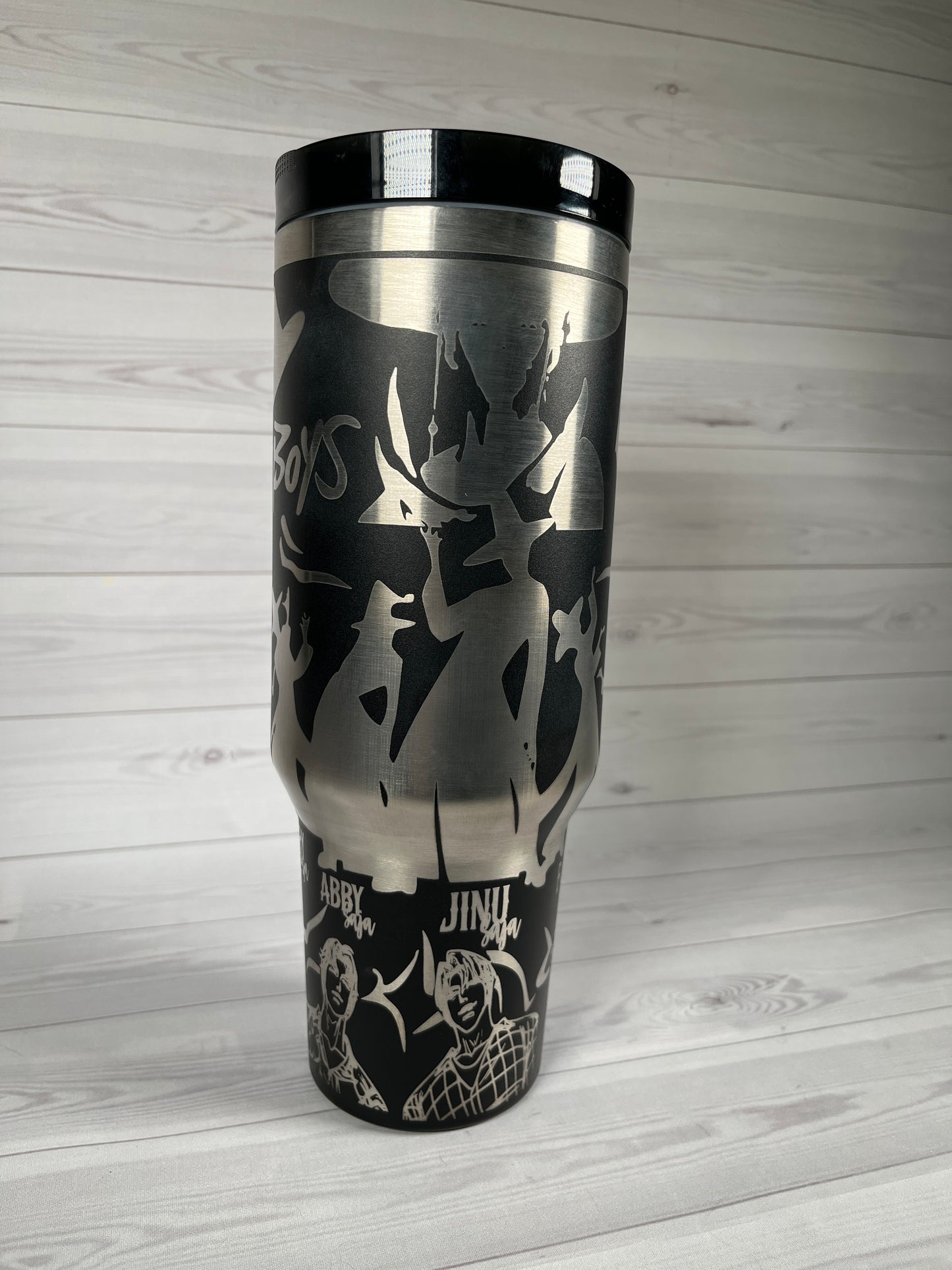 Demon boy band 40 oz tumbler