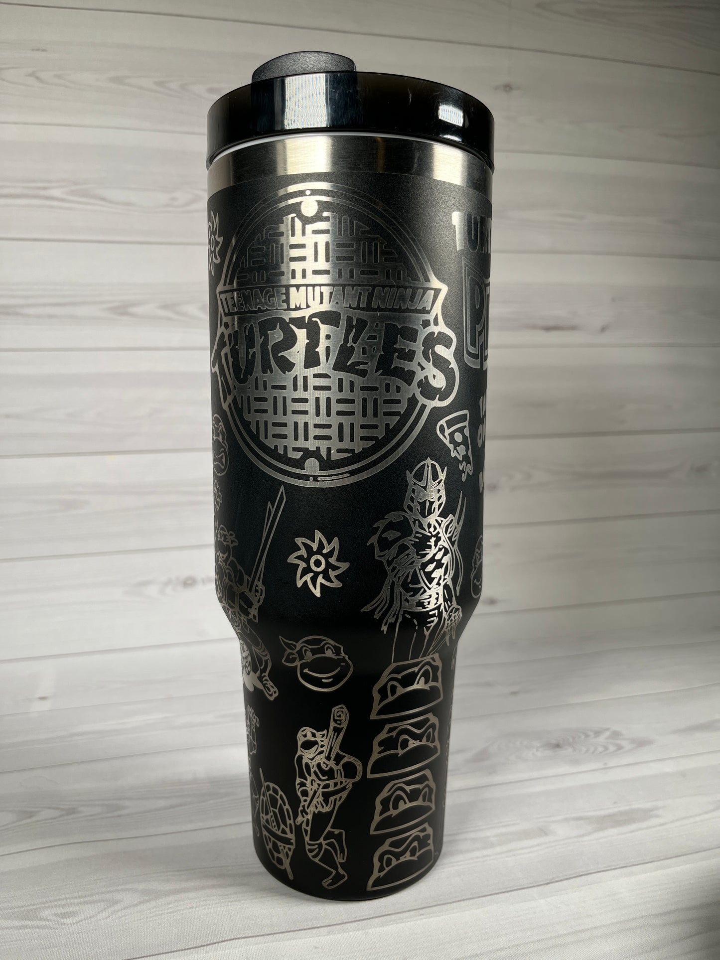 Turtle power 40 oz tumbler