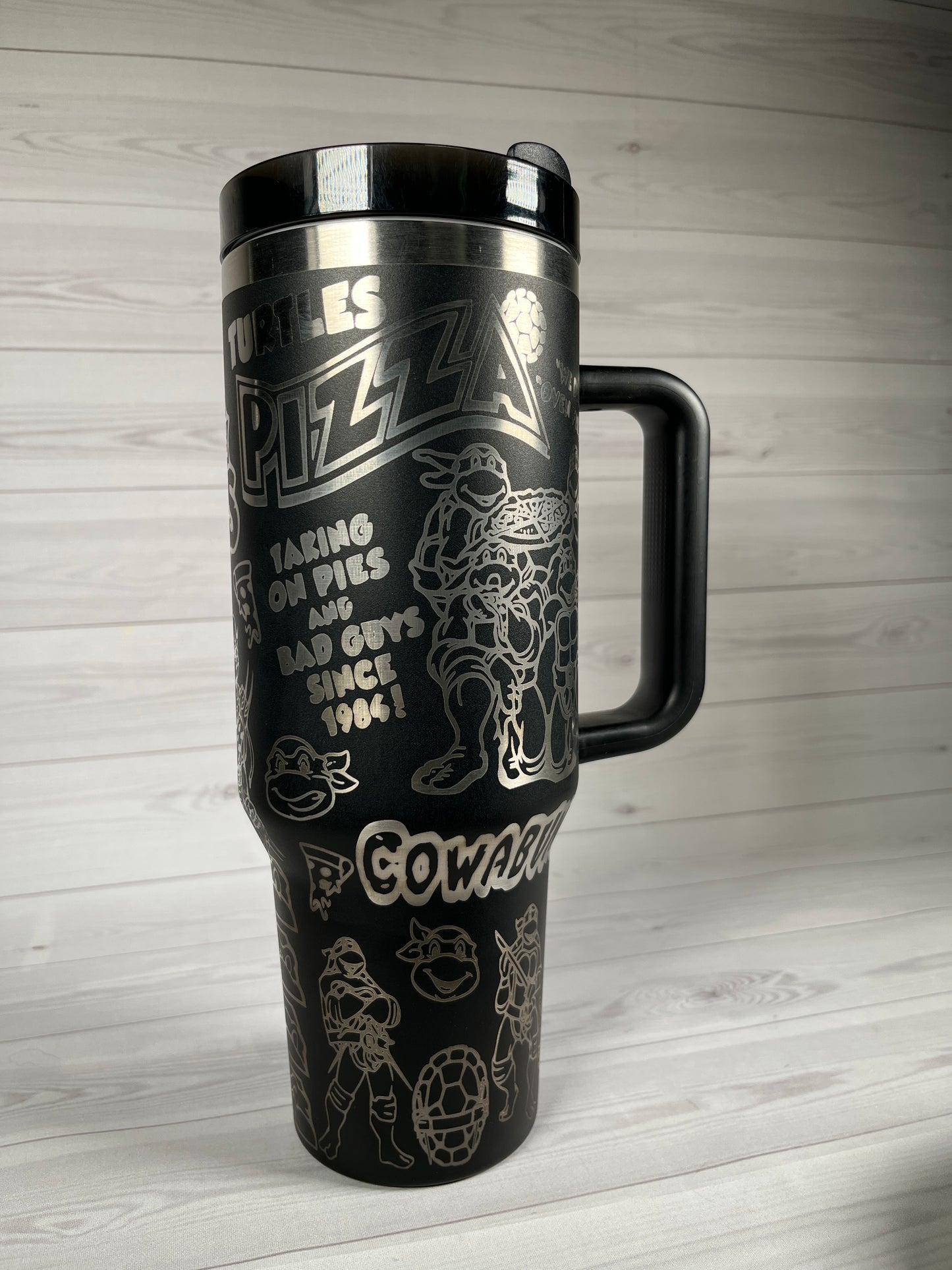 Turtle power 40 oz tumbler