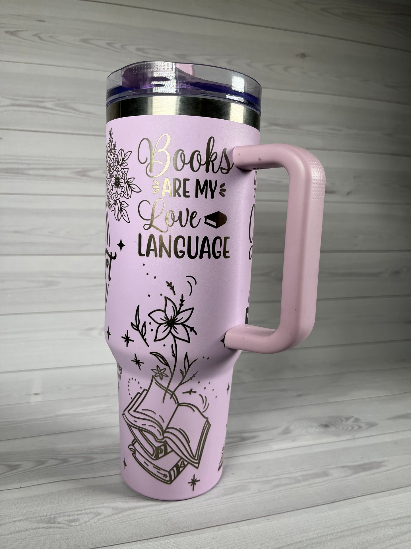 Booktrovert 40 oz tumbler