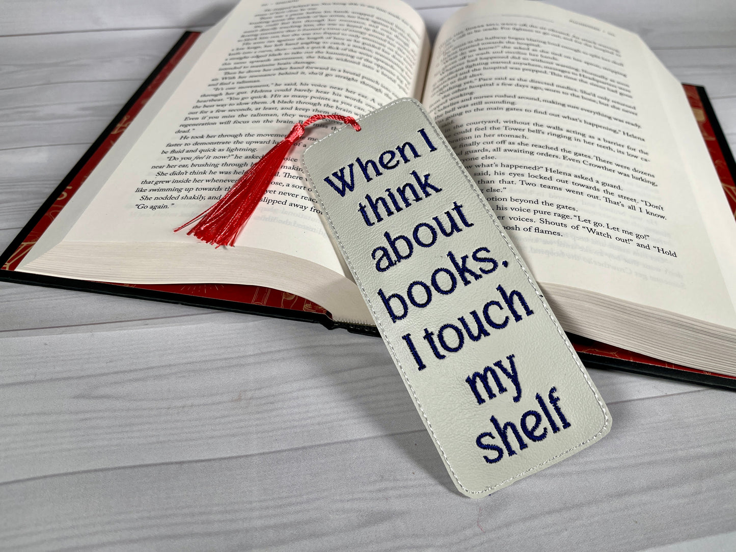 *Mature*  Touch my Shelf bookmark