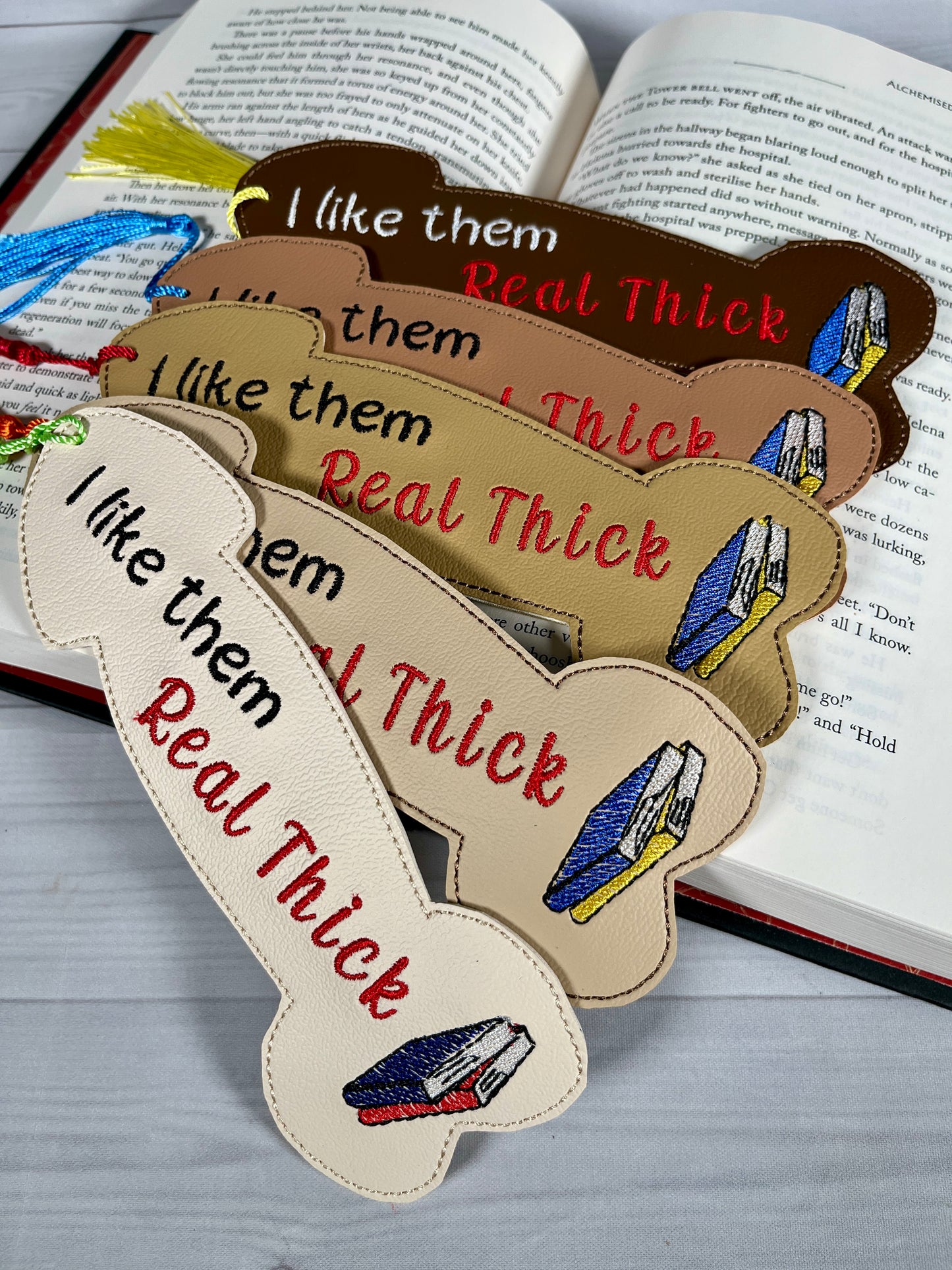 *Mature*  Real thick bookmark