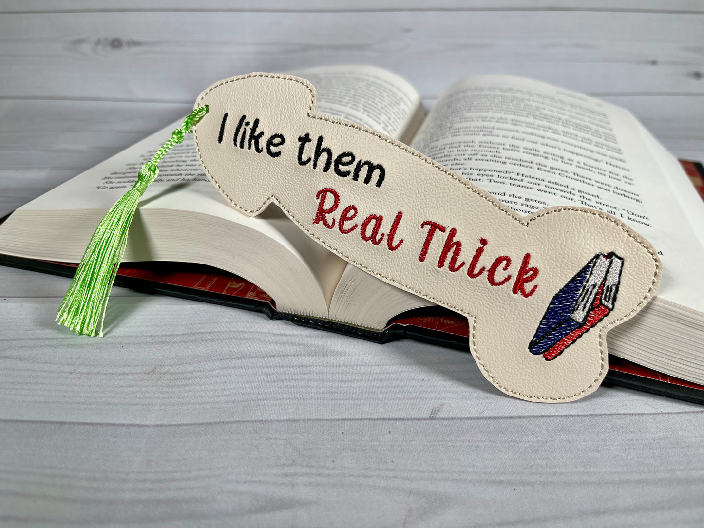 *Mature*  Real thick bookmark