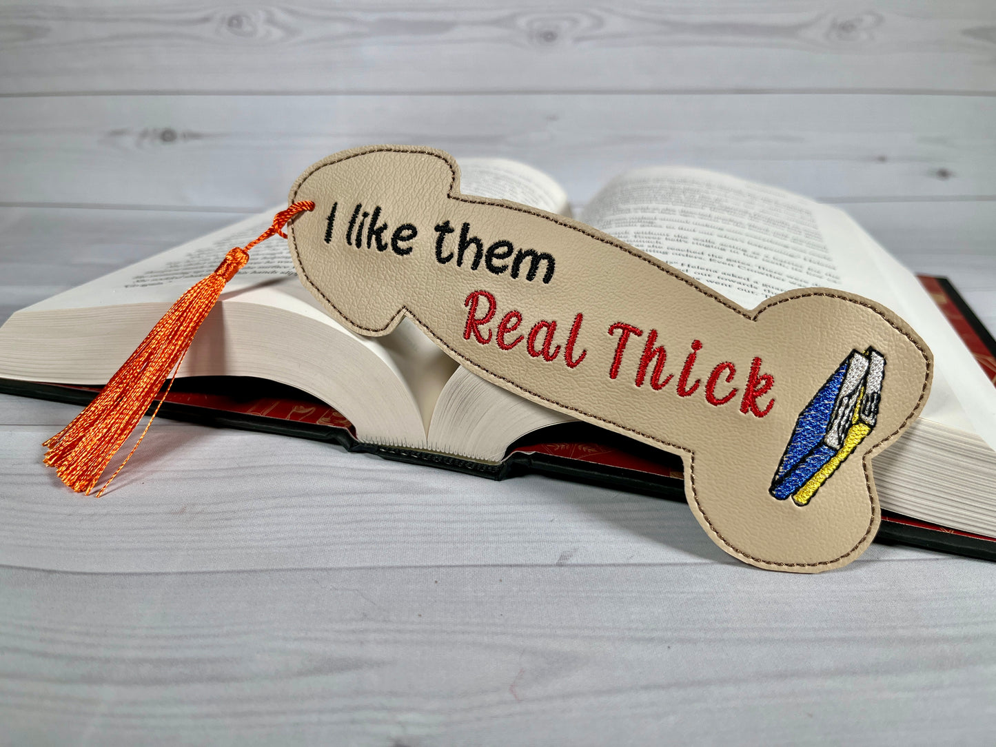 *Mature*  Real thick bookmark