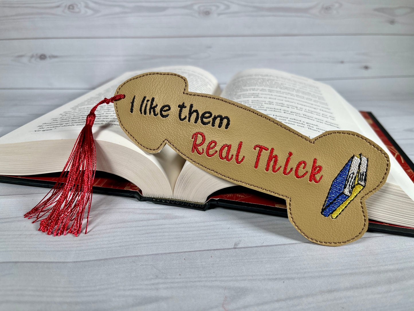 *Mature*  Real thick bookmark