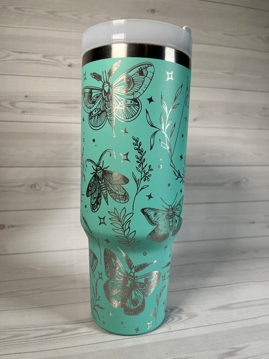 Moths 40 oz tumbler