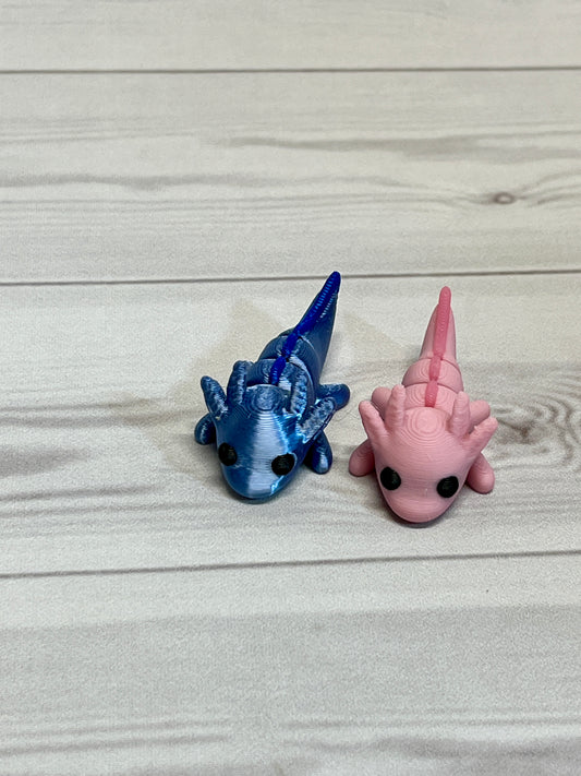 Axolotl mini figs (water)