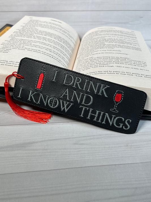 Drink and Know Bookmark