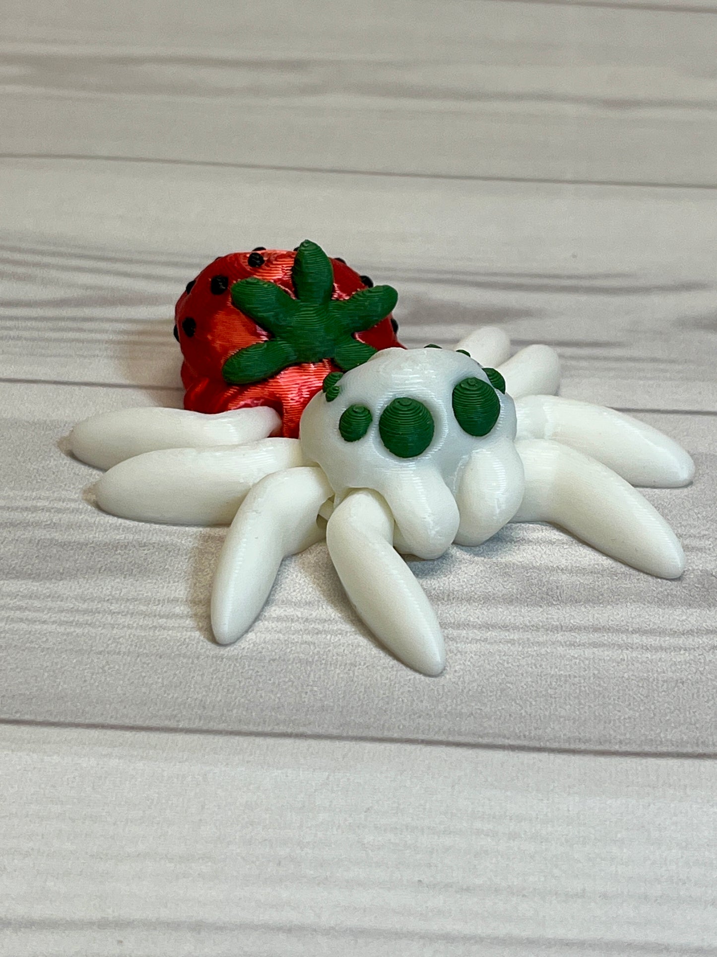 Spider Strawberry Straw Buddy