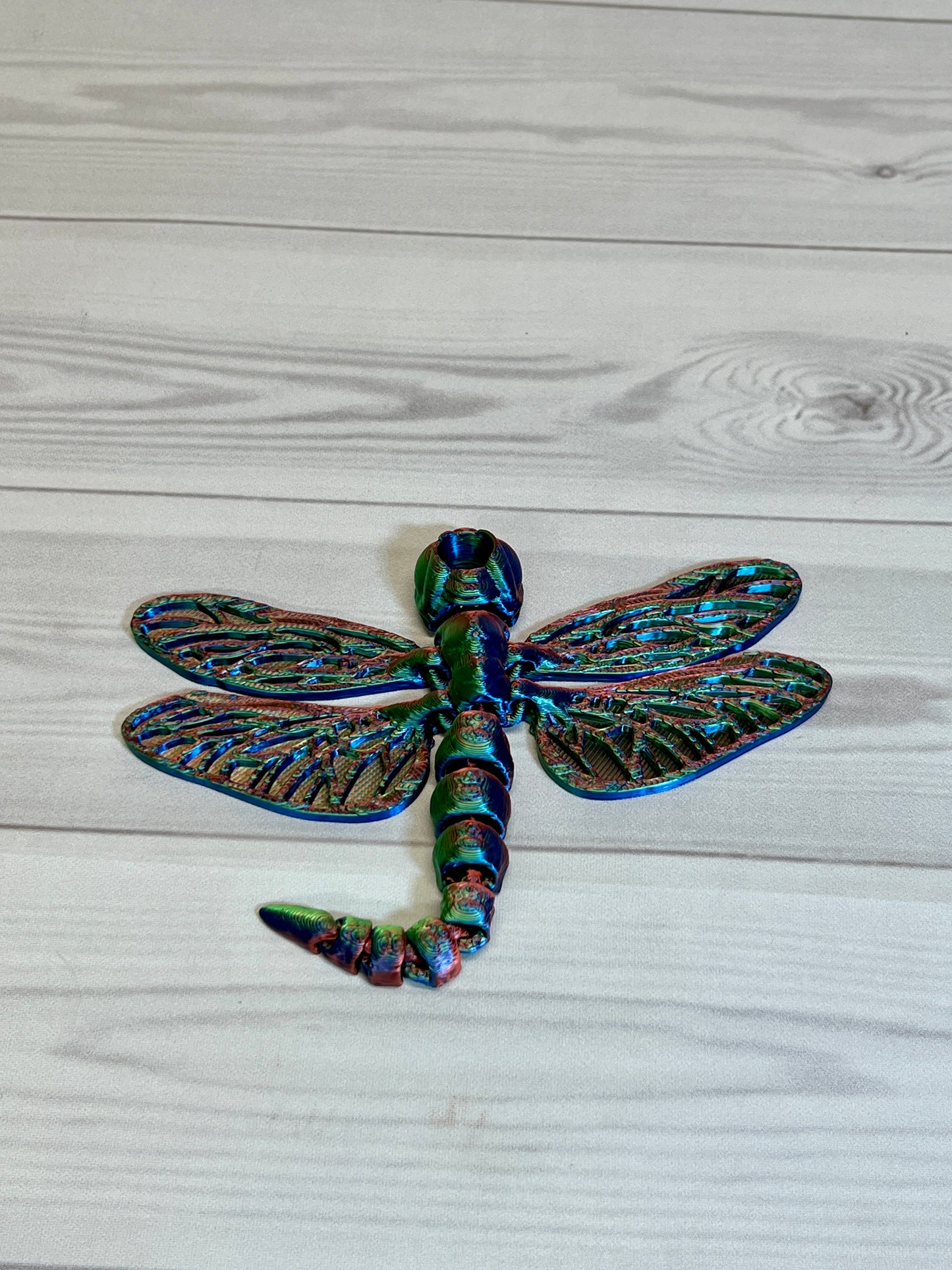 Dragonfly Straw buddy- Trio red/blue/green