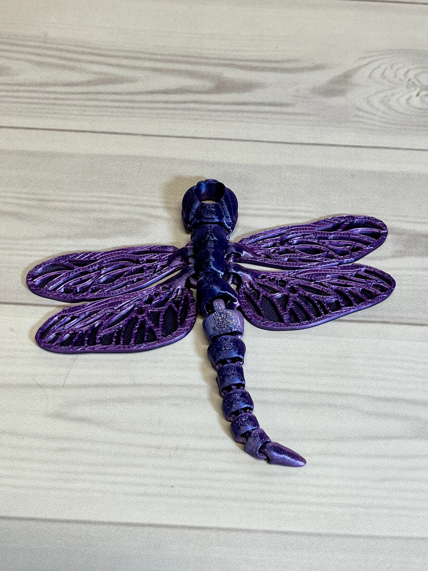 Dragonfly Straw Buddy- Galaxy Purple