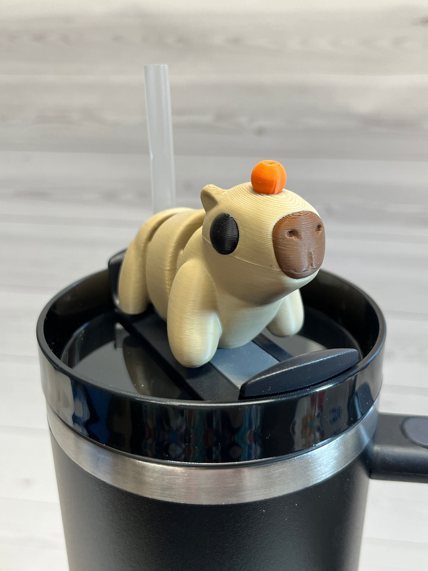 Capybara Straw Buddy