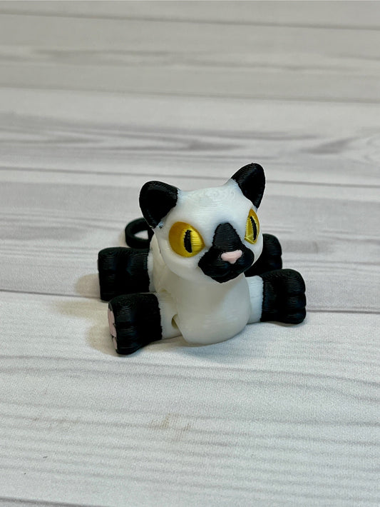 Siamese Cat Straw Buddy