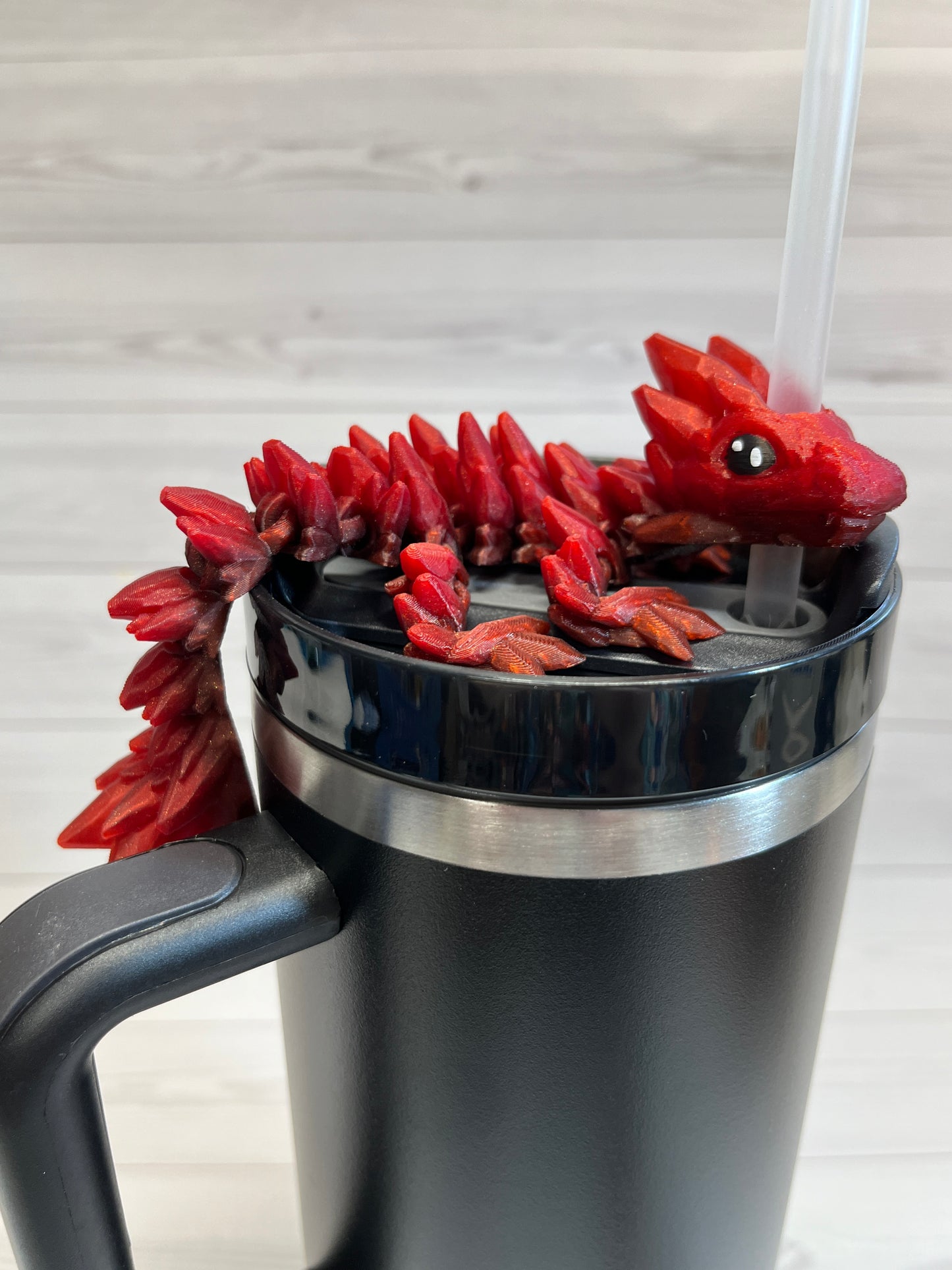 Dragon Straw Buddy - Shadow Red gradient