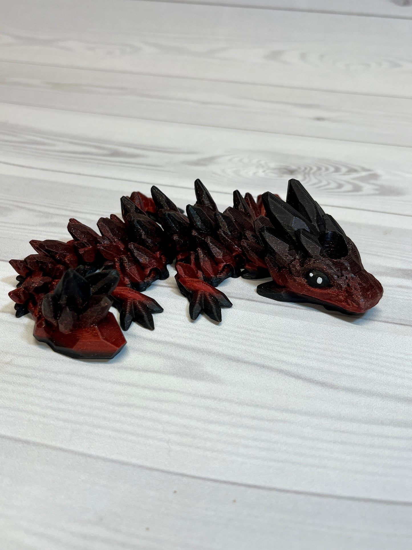 Dragon Straw Buddy- Red/Black gradient