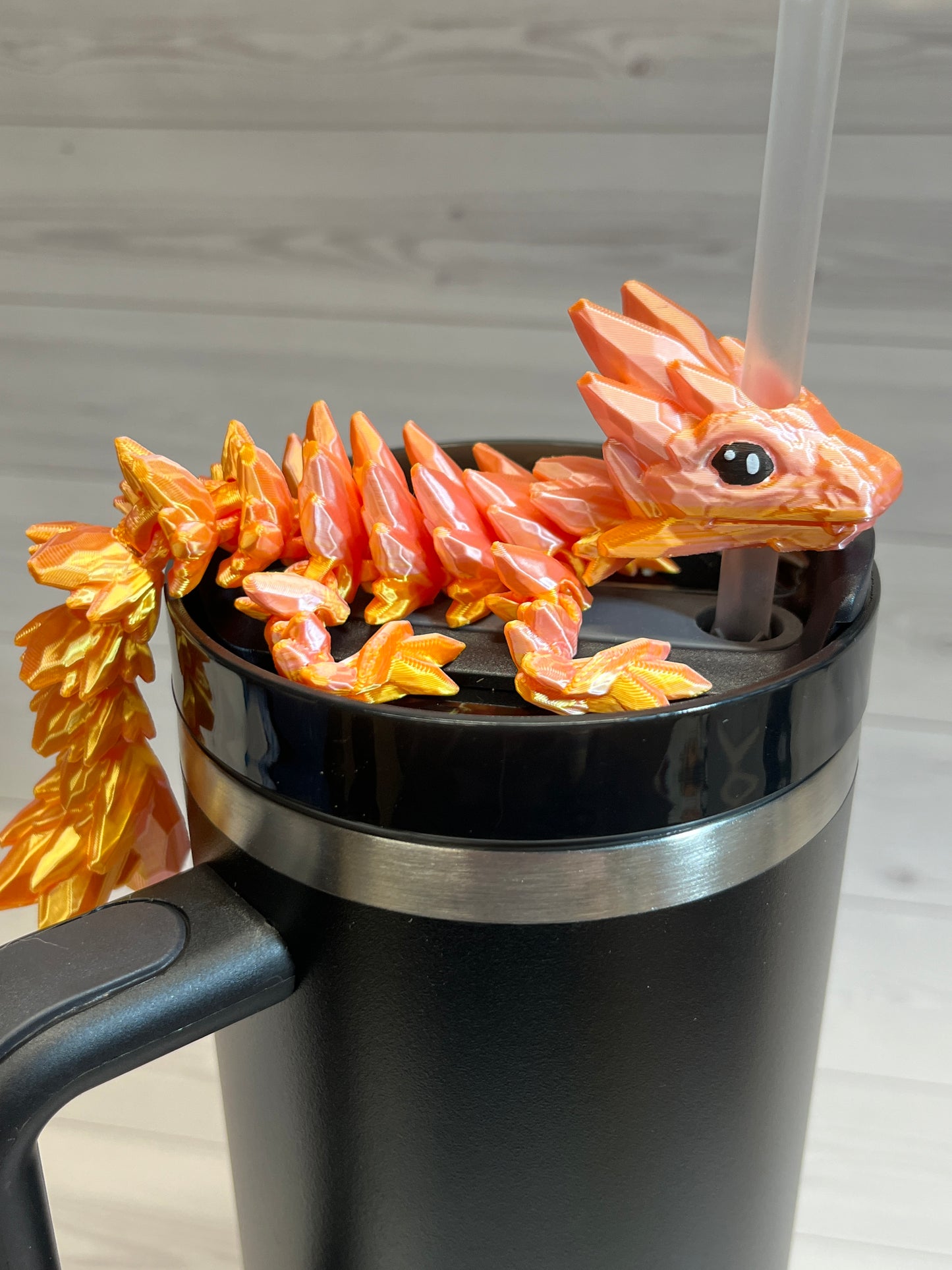 Dragon Straw Buddy- Dual Pink Gold