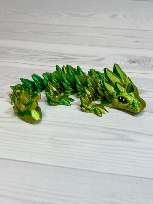 Dragon Straw Buddy- Dual yellow/green