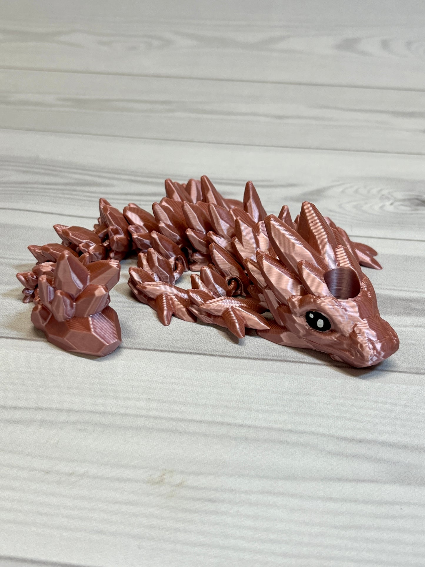 Dragon Straw Buddy- Silk Rose Gold