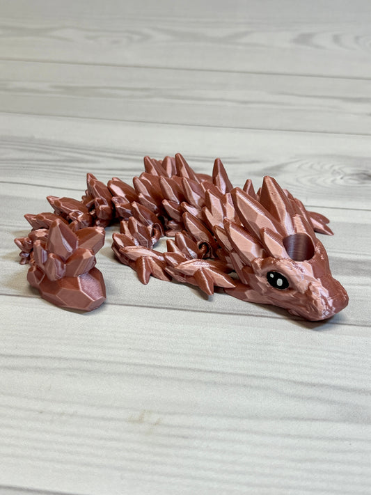 Dragon Straw Buddy- Silk Rose Gold