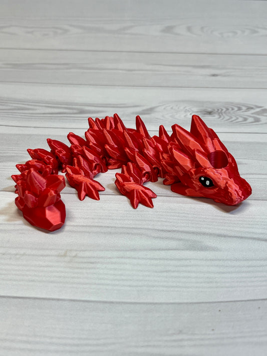 Dragon Straw Buddy- Silk Red
