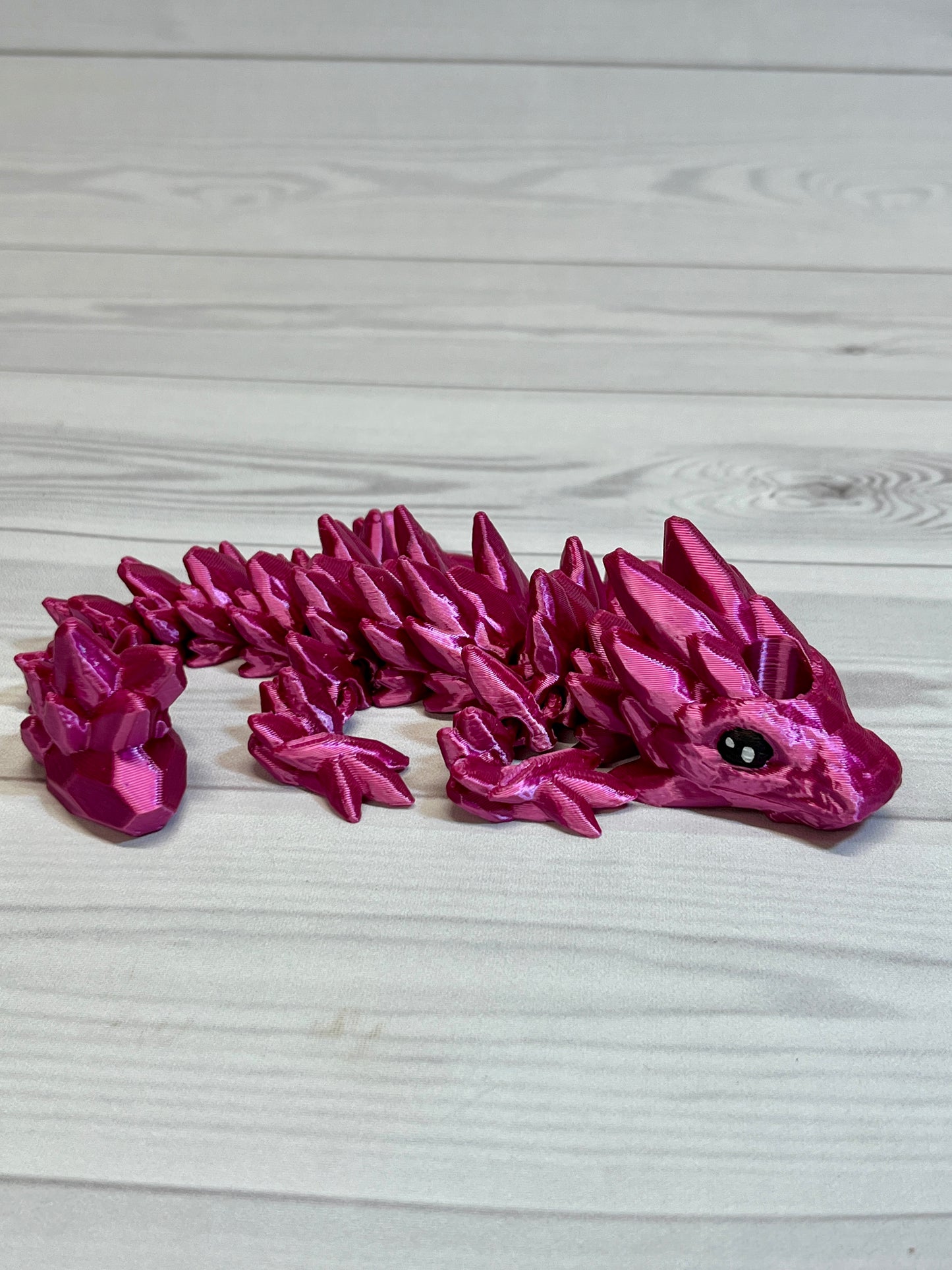 Dragon Straw Buddy- Silk Rose