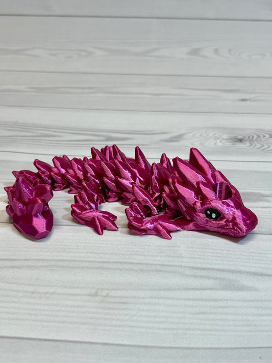 Dragon Straw Buddy- Silk Rose