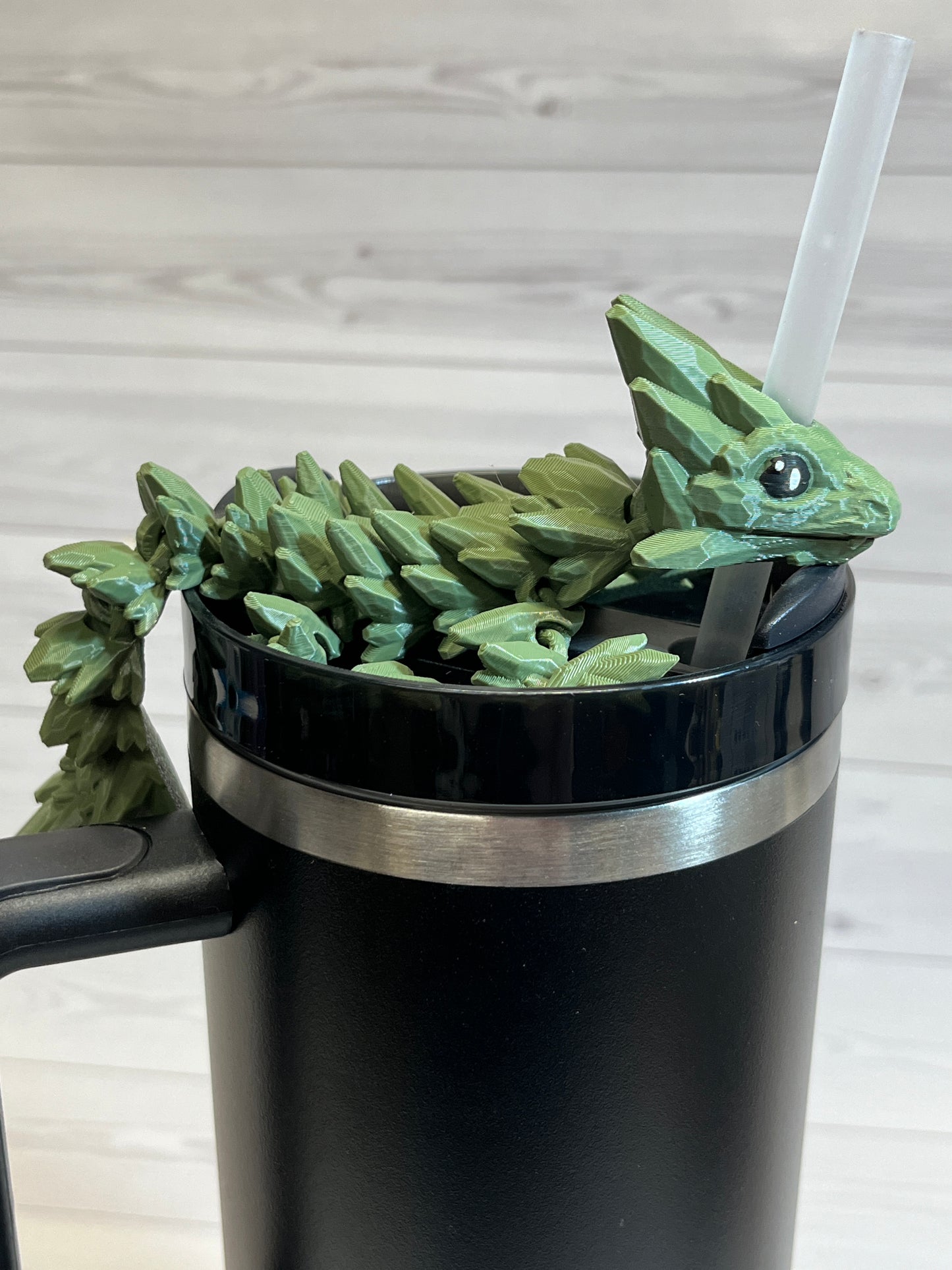 Dragon Straw Buddy- Olive Green