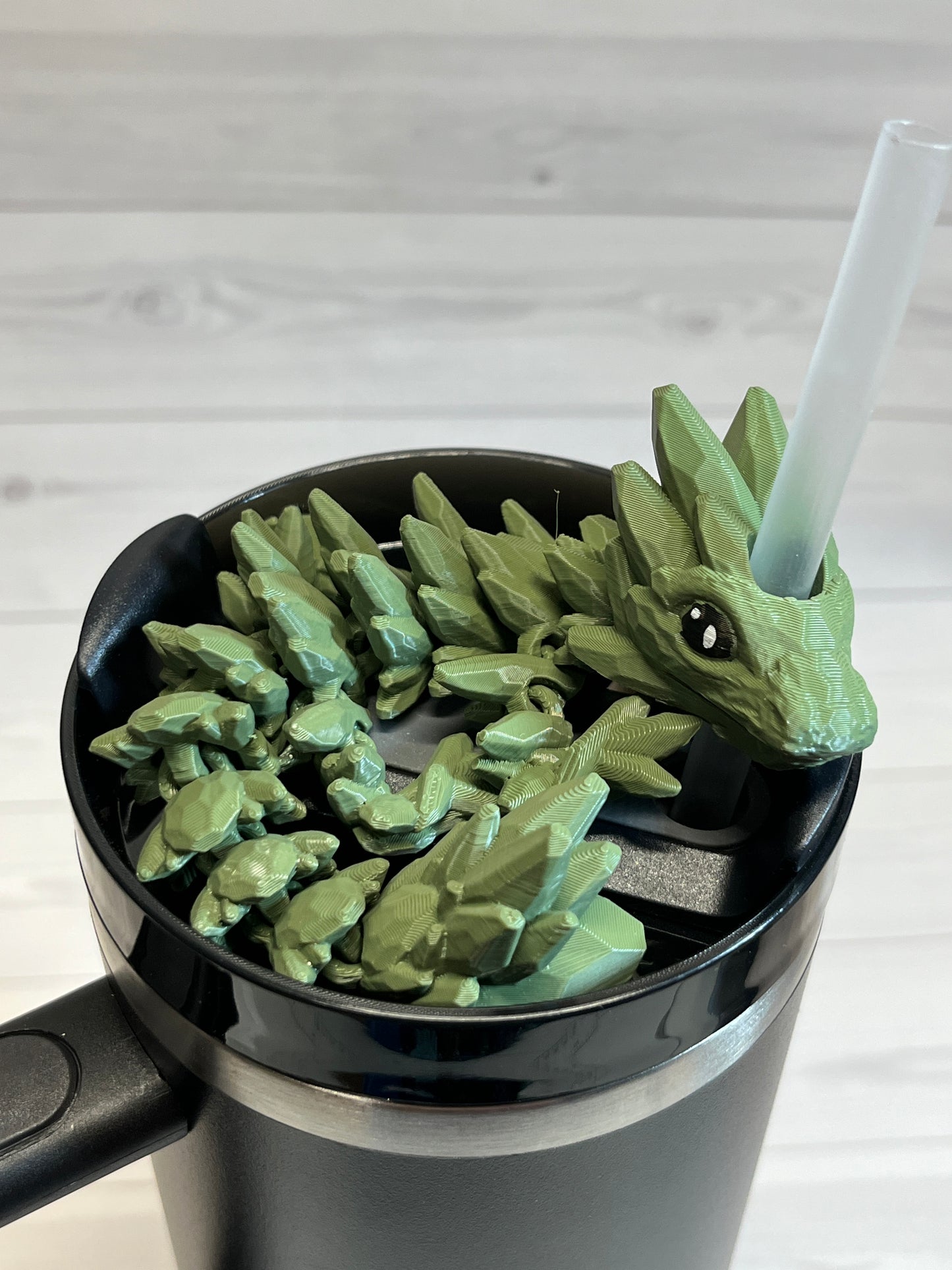 Dragon Straw Buddy- Olive Green