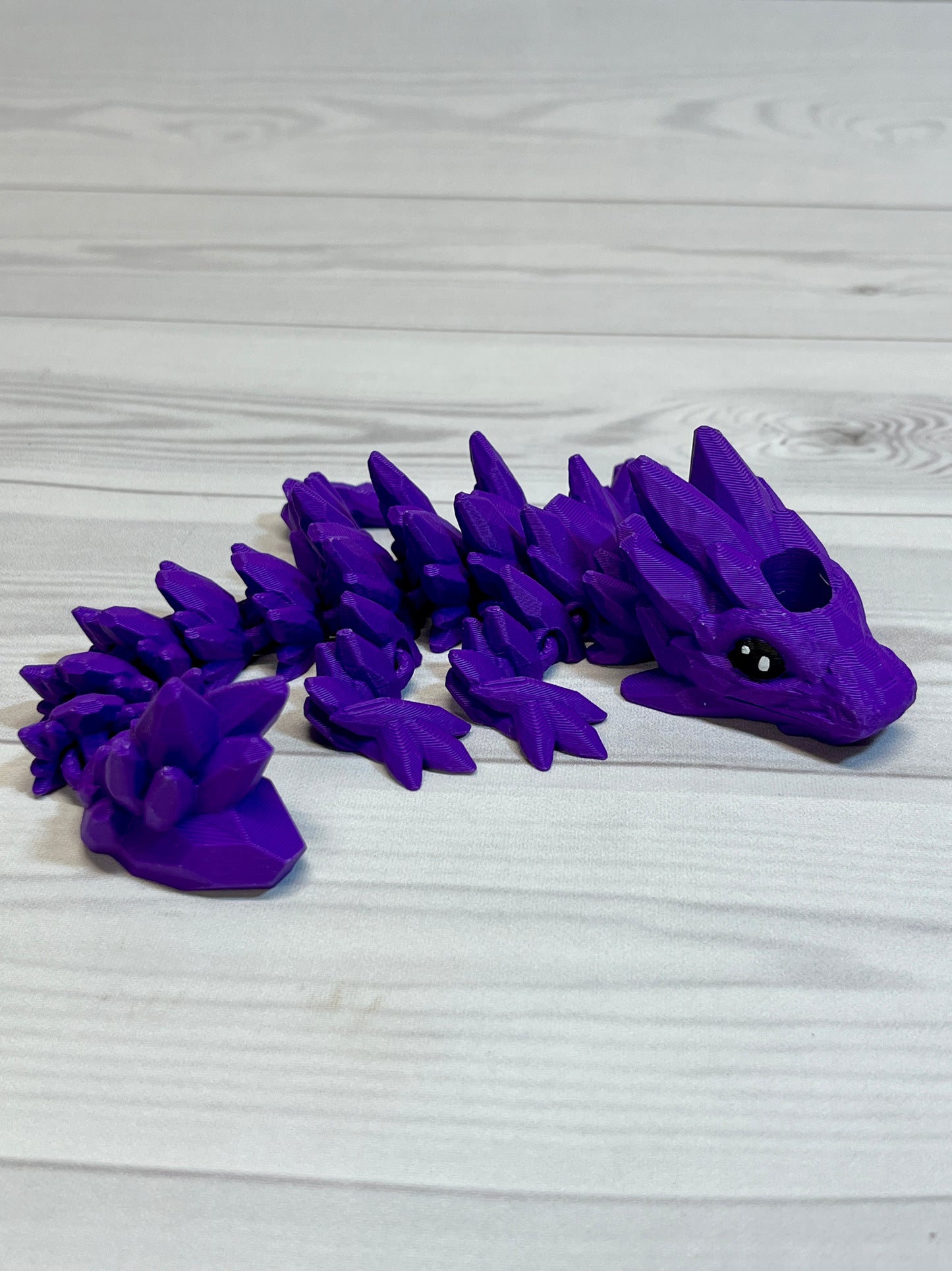 Dragon Straw Buddy- Matte Purple