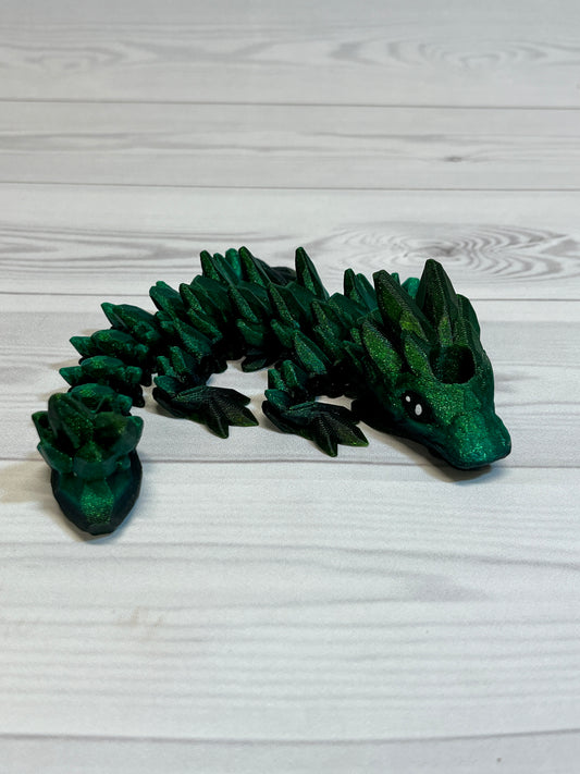 Dragon Straw Buddy-  Dual Green/Black