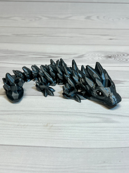 Dragon Straw Buddy- Silver Forge Black