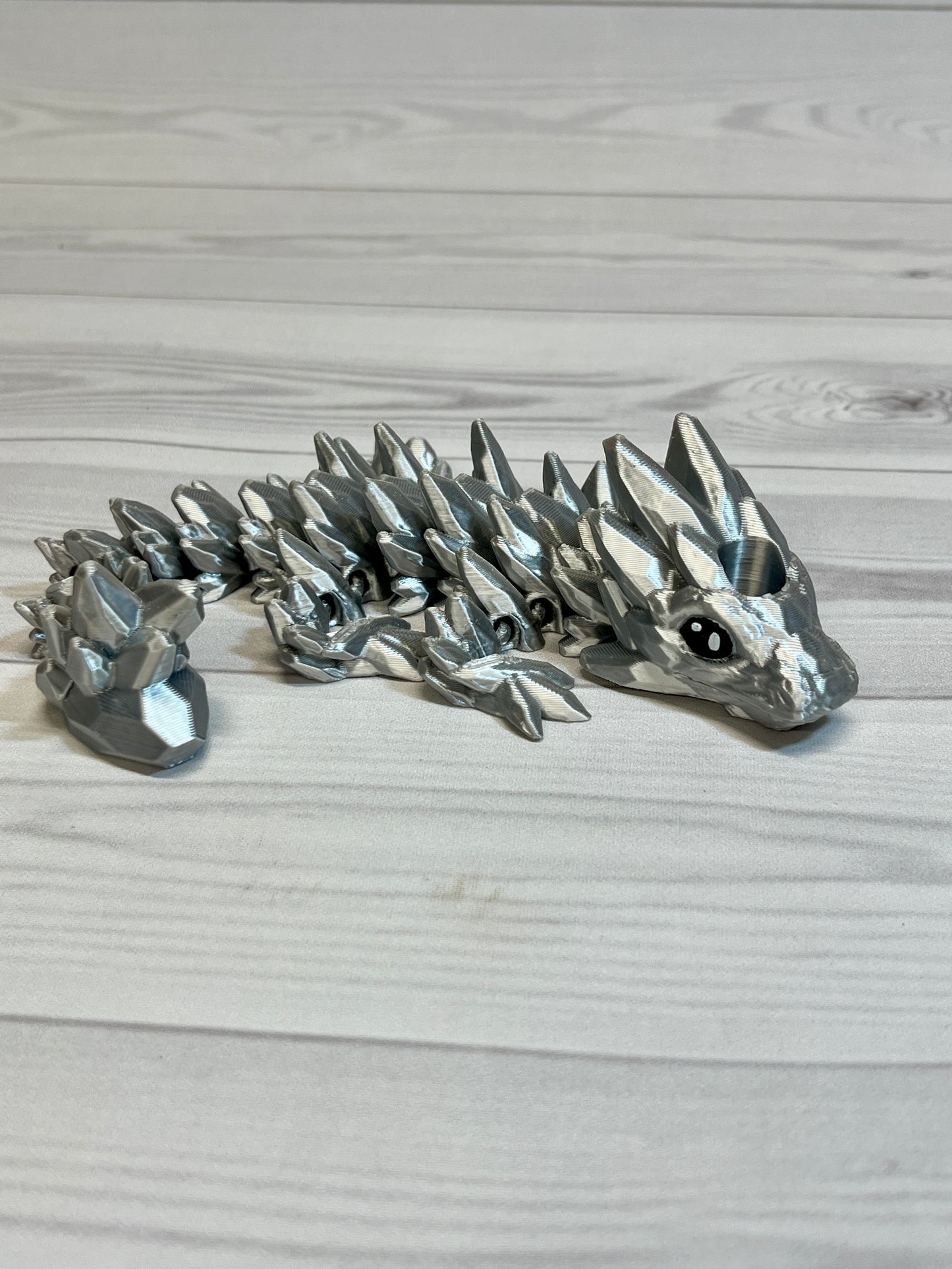 Dragon Straw Buddy- Silver