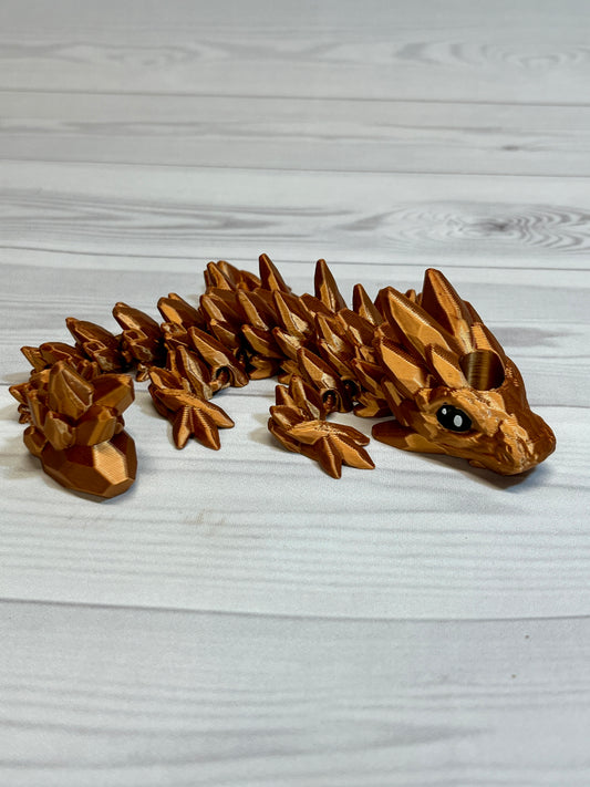Dragon Straw Buddy- Silk Copper