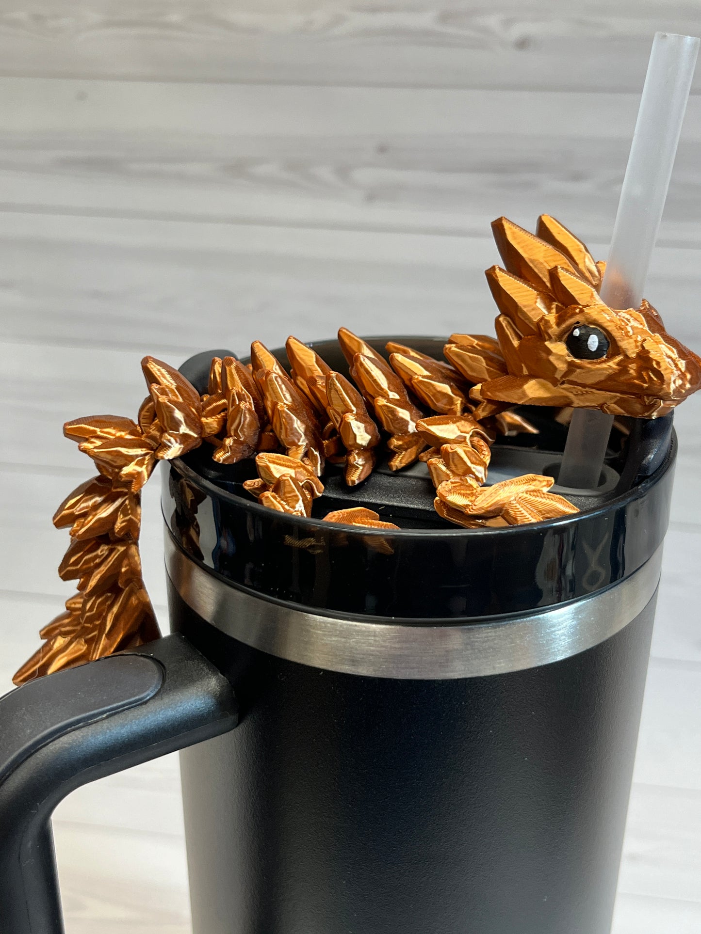 Dragon Straw Buddy- Silk Copper