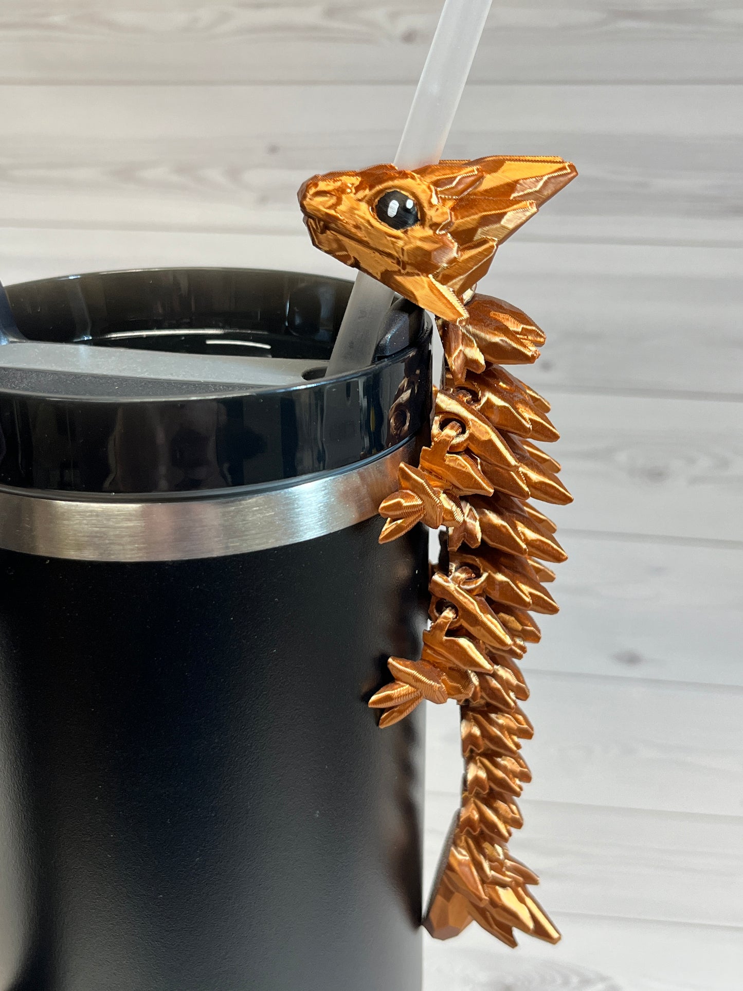 Dragon Straw Buddy- Silk Copper