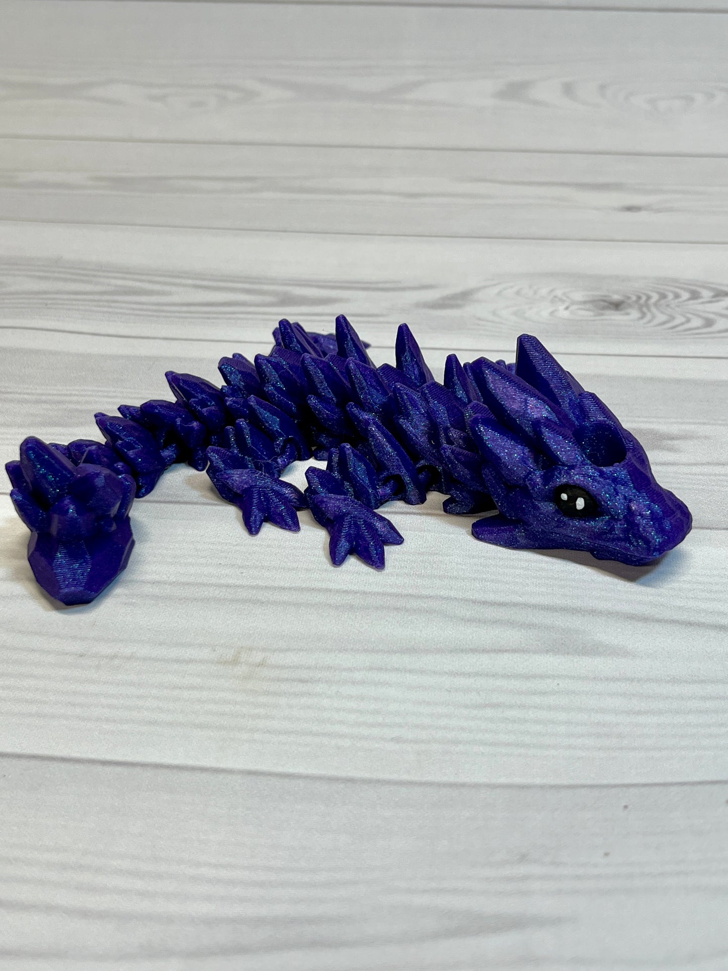 Dragon Straw Buddy- Galaxy Purple