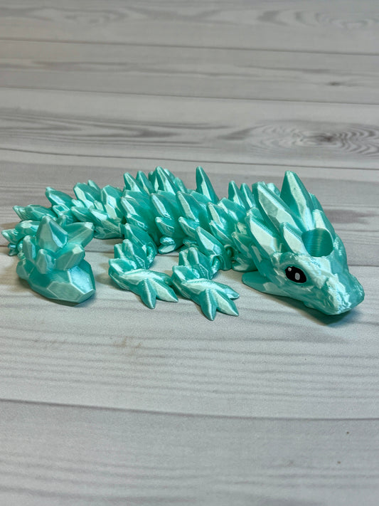 Dragon Straw Buddy- Silk Cyan