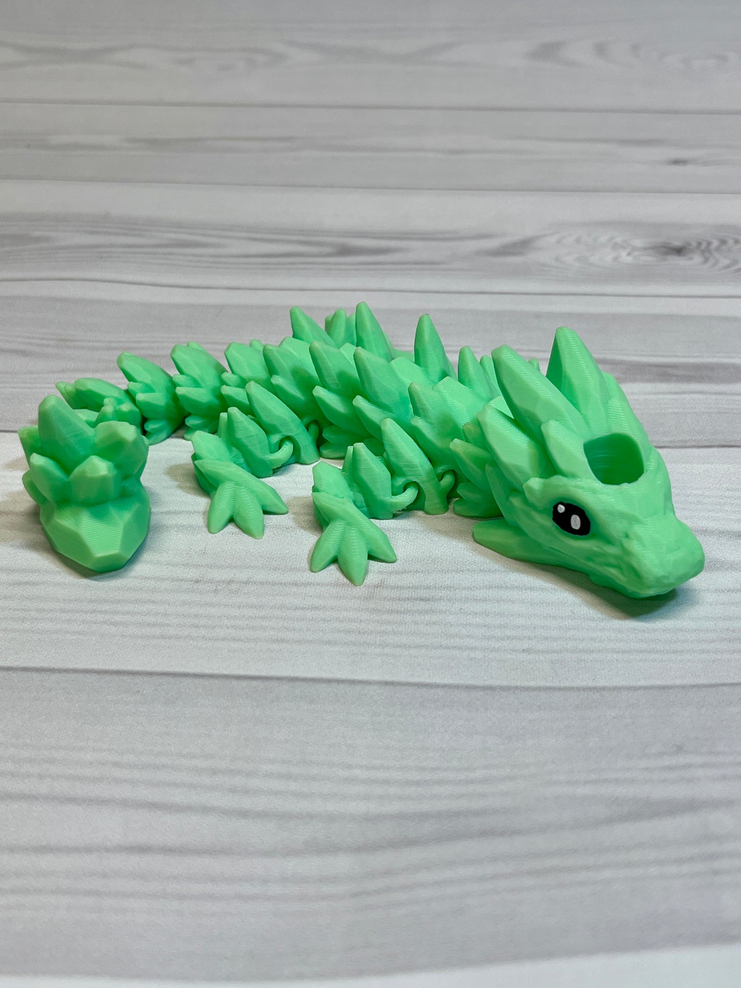Dragon Straw Buddy- Apple Green