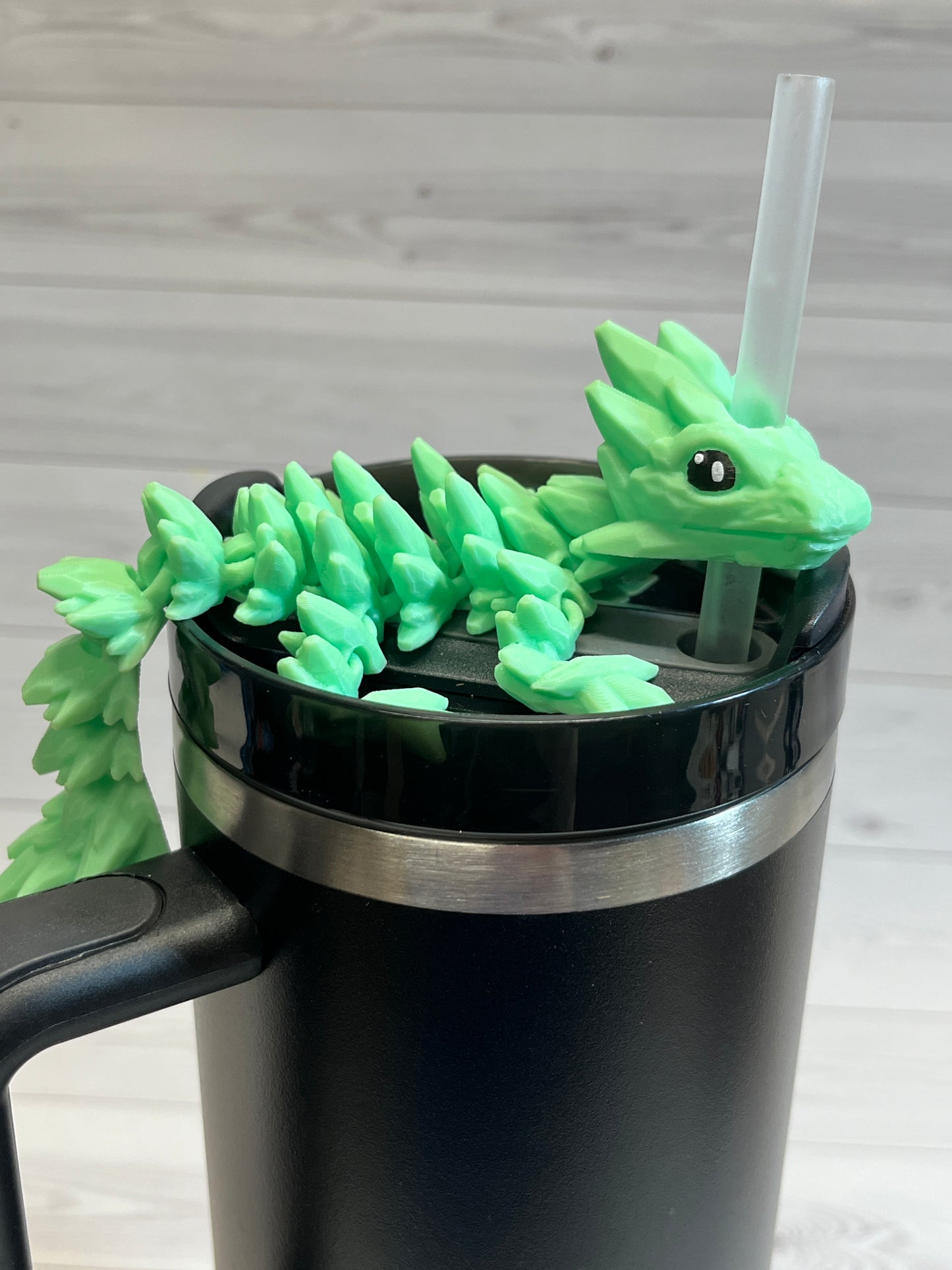 Dragon Straw Buddy- Apple Green