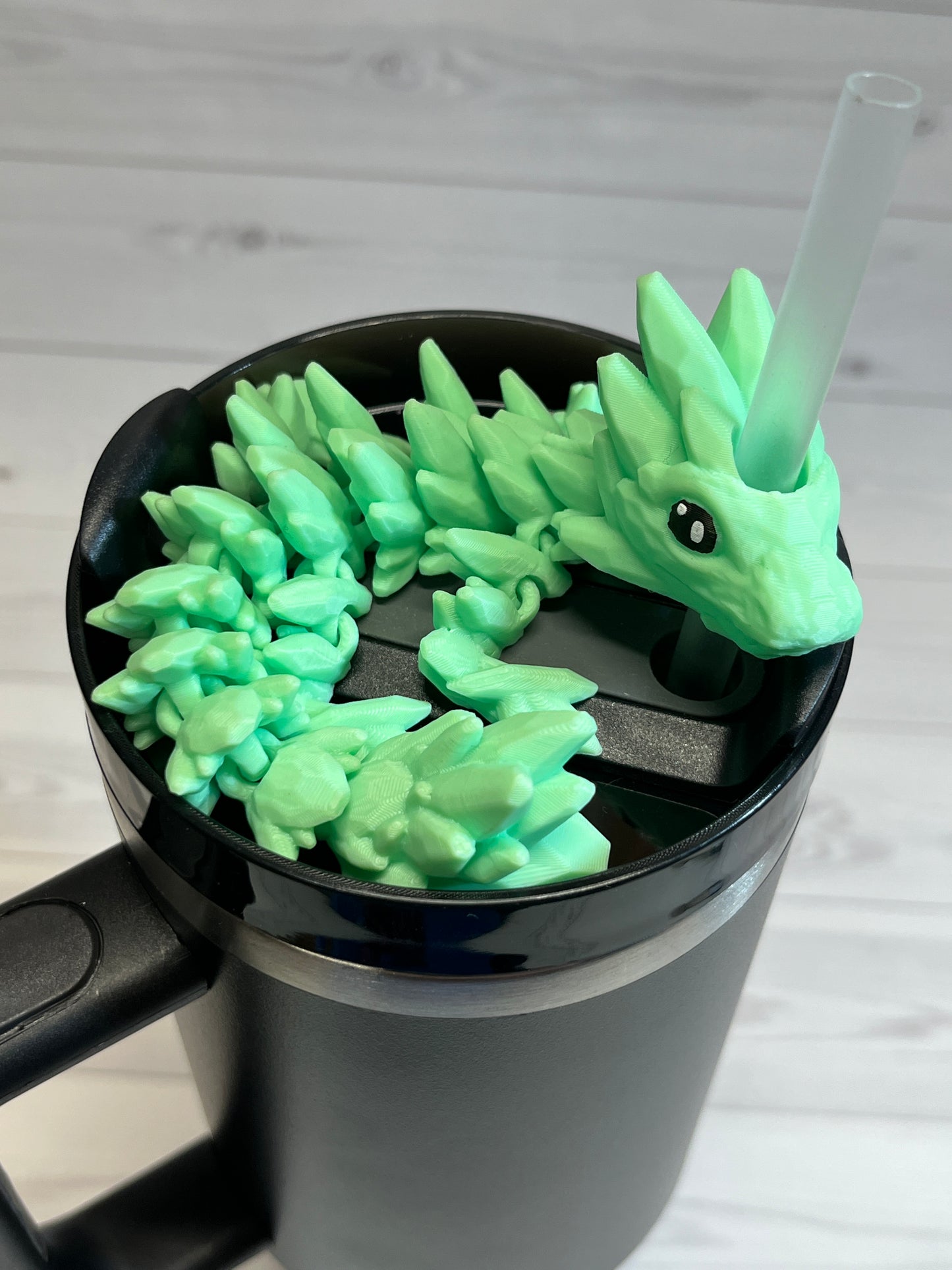 Dragon Straw Buddy- Apple Green